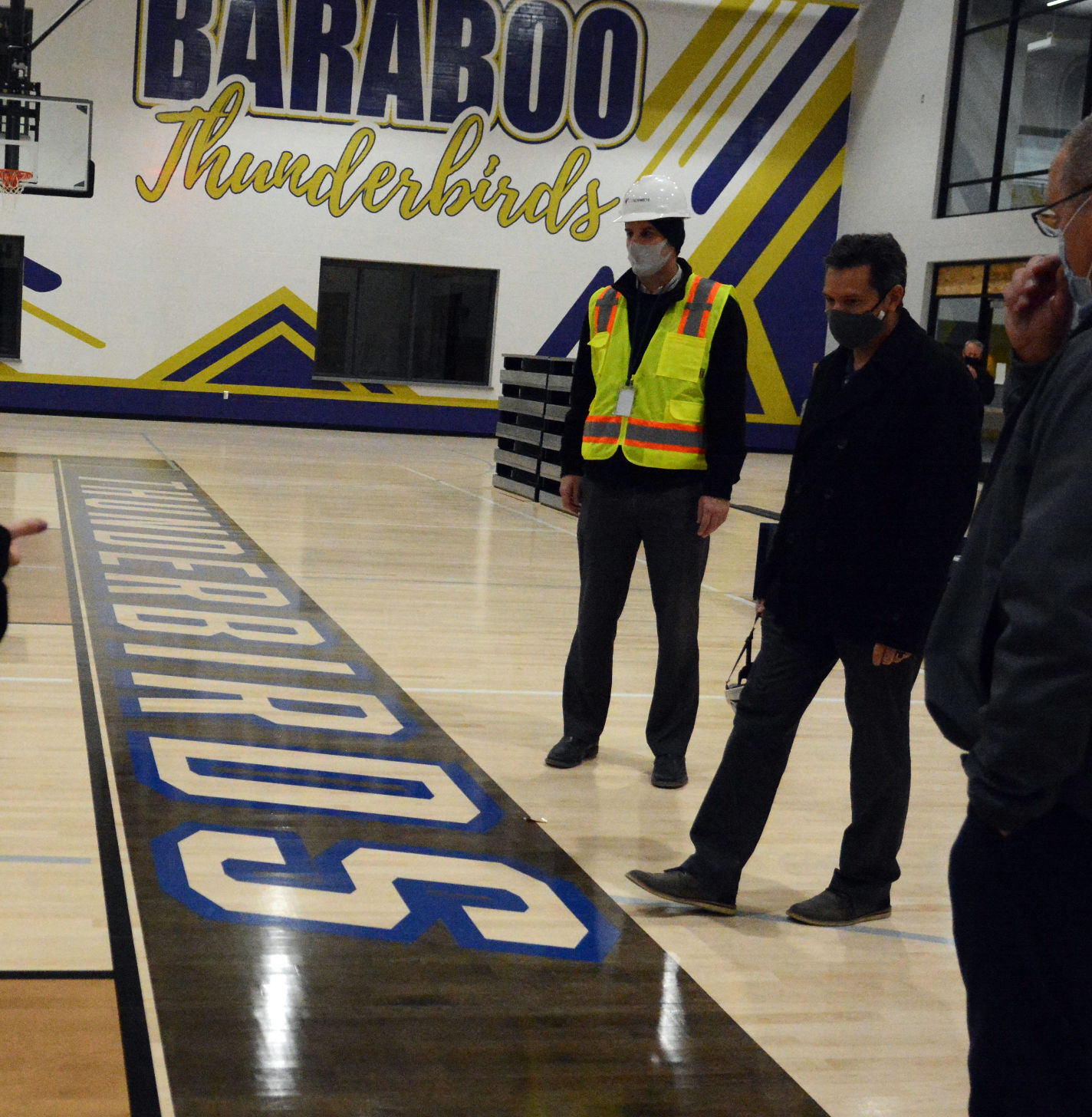 Tour of Jack Young Middle School construction, Dec. 7